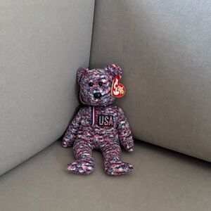 Ty Multicolor USA Bear Plush